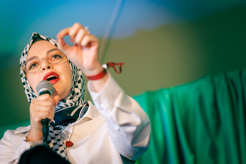 Hala Hanina — social and political activist, journalist and PhD researcher in politics and sociolog