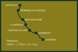 Lentilles to Langres, France: Stage 5