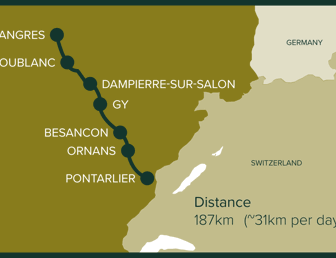 Langres to Pontarlier, France: Stage 6