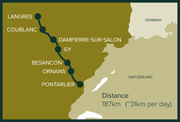 Langres to Pontarlier, France: Stage 6