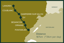 Langres to Pontarlier, France: Stage 6