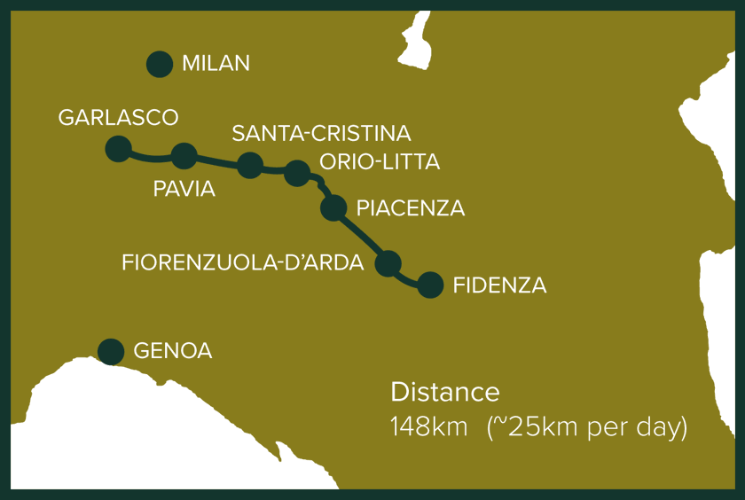 Stage 10: Garlasco to Fidenza, Italy