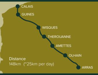 Calais to Arras, France: Stage 2