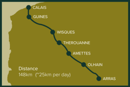 Calais to Arras, France: Stage 2