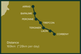 Arras to Corbeny, France: Stage 3