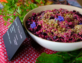 Sally Azzam’s Betroot Maftoul Salad