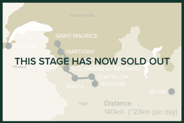 Saint-Maurice, Switzerland to Issogne, Italy: Stage 8