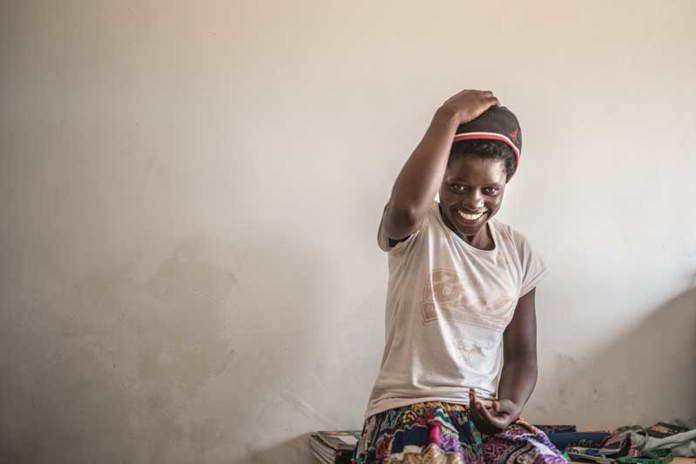 A young women from Cheka Sana Tanzania.