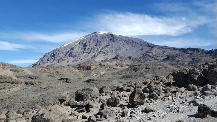 Mount Kilimanjaro in Tanzanzia.
