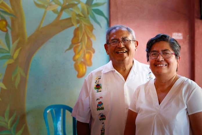 Gilberto Aguirre with his wife Dámaris — Teustepe, Nicaragua, February 2020