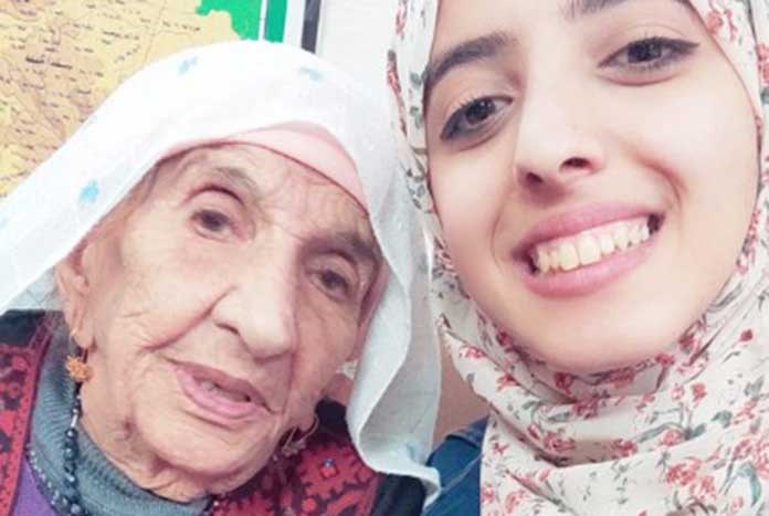 Sitti – an old Gazan women with her young grand daughter.