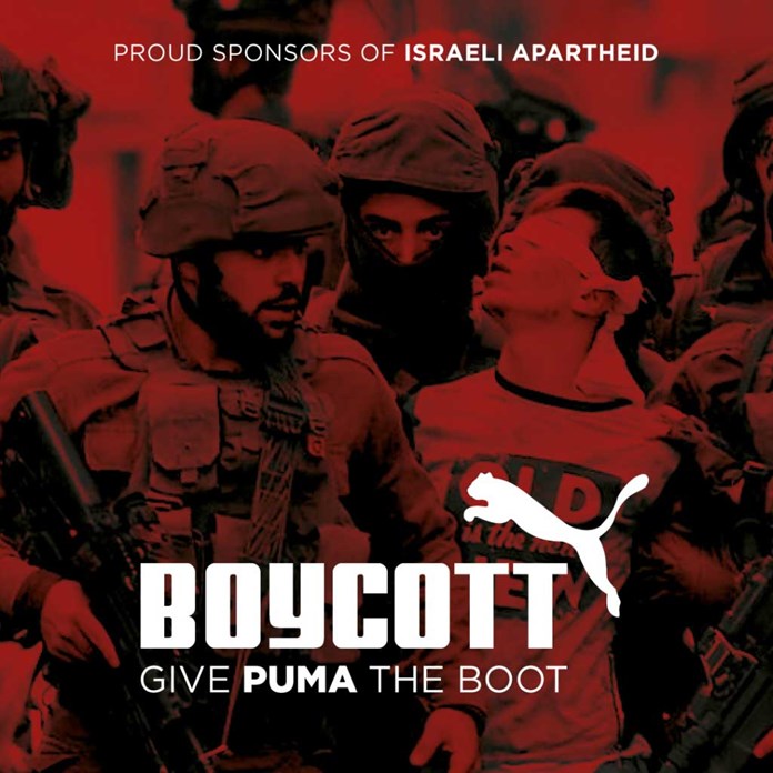 Boycott Puma graphic