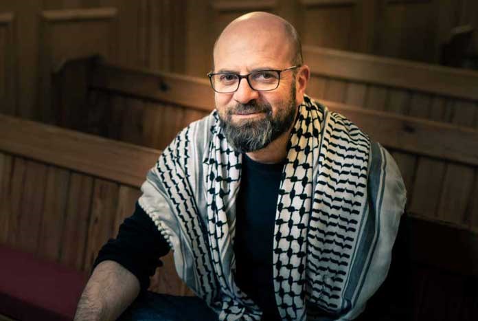 Sami Awad from Holy Land Trust in Bethlehem visiting the UK in 2019