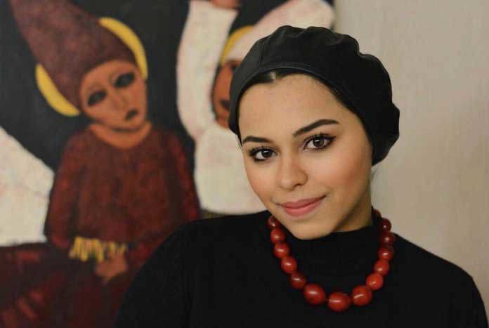 Gazan artist Malak Mattar