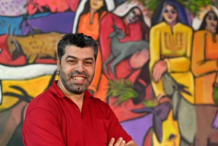 Gazan arts Mohammed Al Hawajri