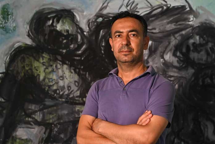 Gazan artist Raed Issa