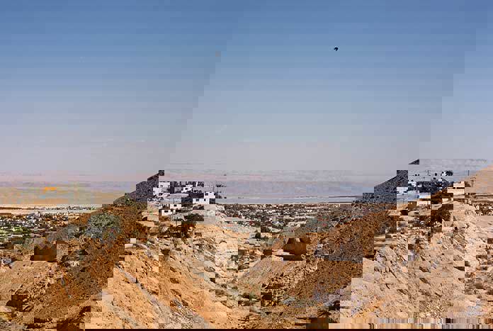 Heading from Nablus down to Jericho.