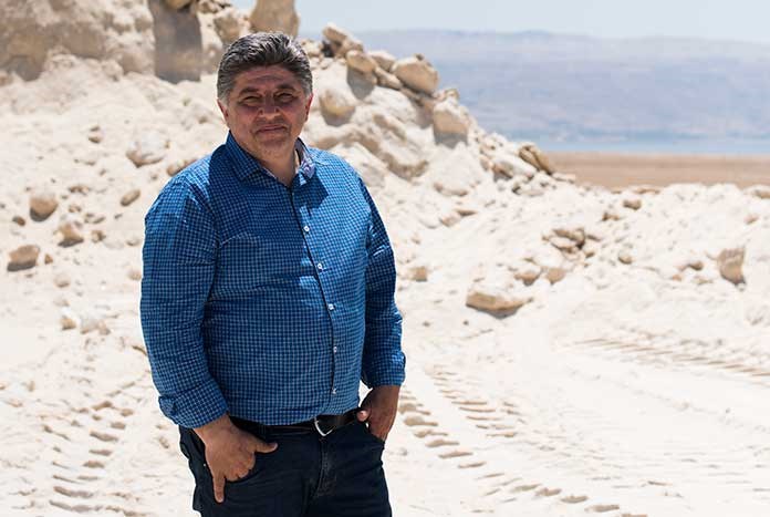 Utman Hallak from the Dead Sea Salt Company.