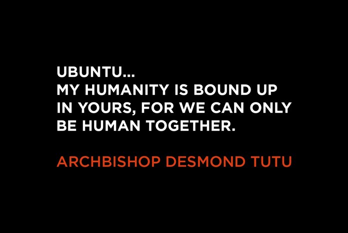 Ubuntu: For we can only be human together