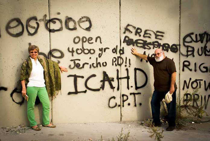 Linda Ramsden and Jeff Halper from the Israeli Committee Against Home Demolitions