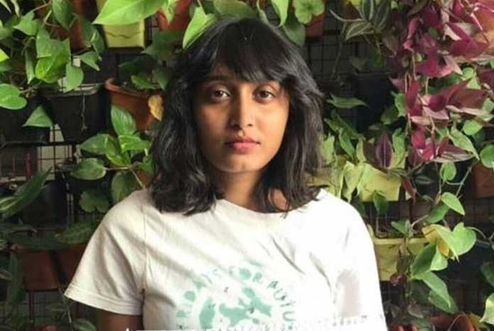 Disha Ravi, leader of the Fridays for Future movement in India.