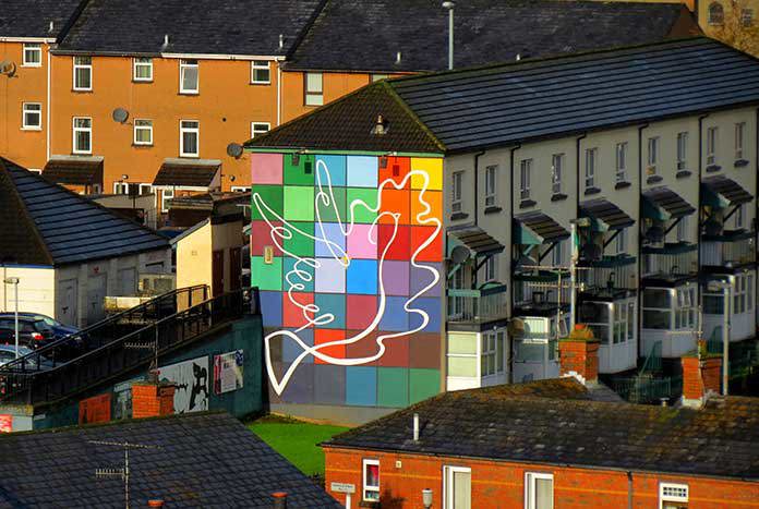 The Peace Mural, part of The People’s Gallery by the Bogside Artists