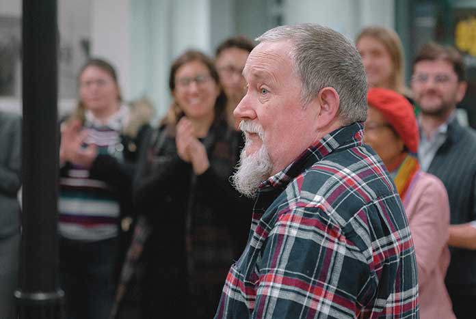 Tom Kelly, one of the Bogside artists