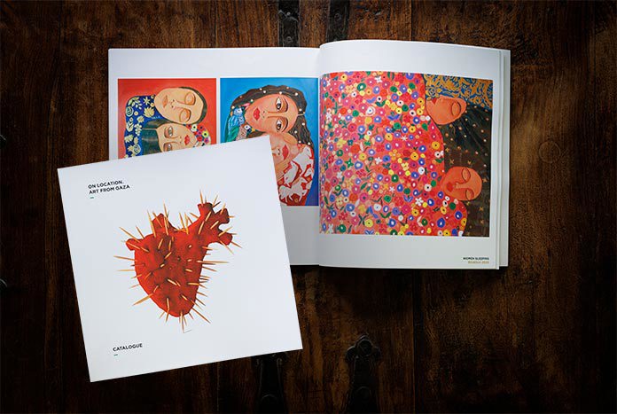 Amos Trust's On Location catalogue featuring the best visual art from Gaza.