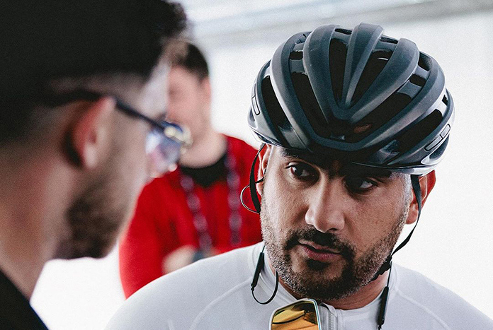 Alaa Al Dali from the Gaza Sunbirds para-cycling team.