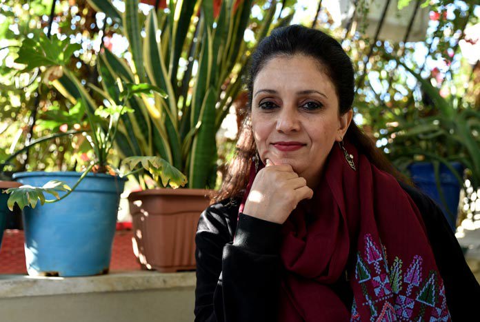 Gazan artist Maha Daya