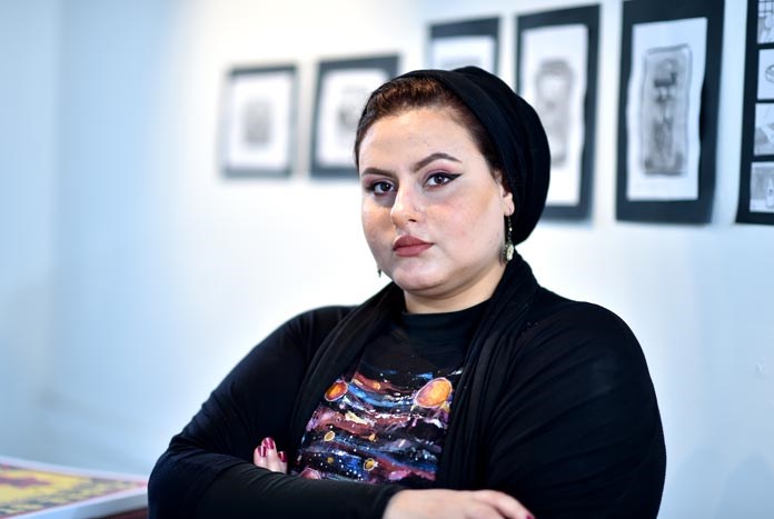 Gazan artist Mariam Salah