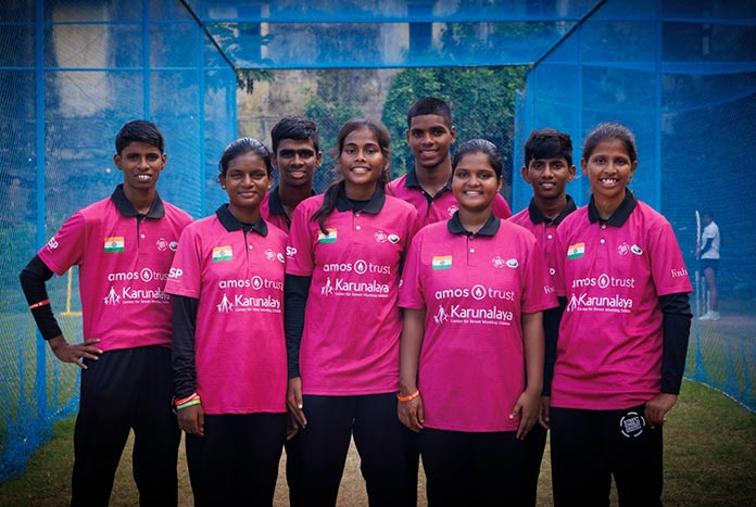 The Street Child World Cup team from Karunalaya in Chennai, India
