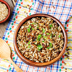 Amos Trust Amos Supper Clubs Vegetarian Mujaddara Thumbnail