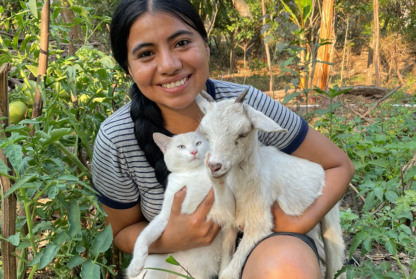 Silvia Argueta from El Salvador, part of Amos Trust's Climate Fellowship
